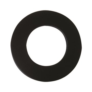 Rosone coprimuro rosone in epdm per pellet d.100 nero