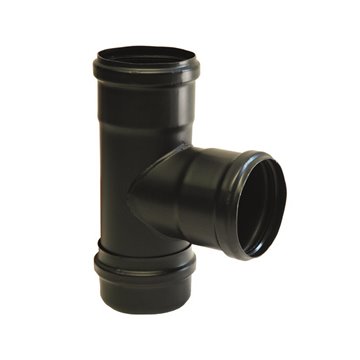 Raccordo a "t" 90° ffm - acciaio 1.2 con tappo cieco - l 220 mm racc.tee 90° c/tappo cieco dn100 "nero" att.ffm pellet 1.2