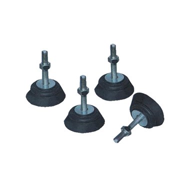 Supporti Antivibranti Conici a Pavimento in Gomma – Ø 46 x H 48 mm – Codice 107049