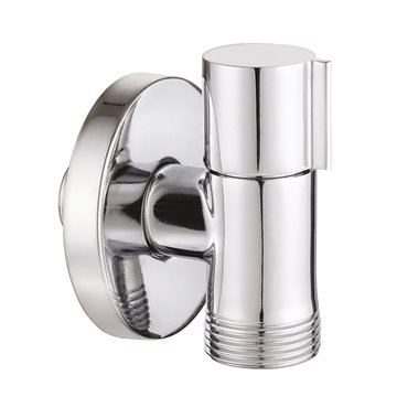 Rubinetto a Salvaspazio con Attacco Lavatrice – Maniglia in Ottone – Codice 607030