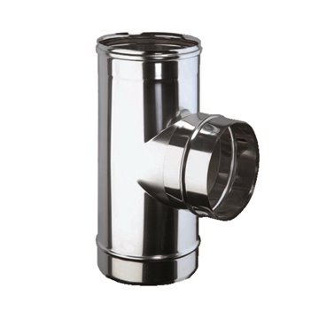 Raccordo a T 93° MF Acciaio Inox AISI 316L Ø 80 L244 Idrobay