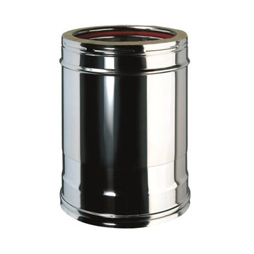 Elemento lineare mf - inox/inox estensibile l 260/390 mm tubo inox dp 320/450 d100