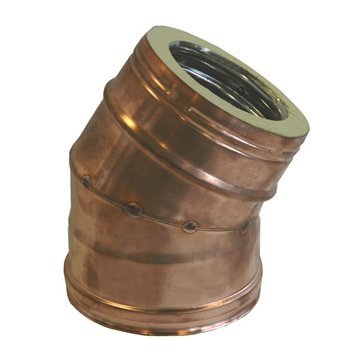 Curva a 30°mf inox/rame curva inox-rame 30g dp d 300