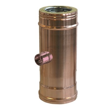 Raccordo a "t" 90° mf tee inox/rame 300int 350est attacco 150