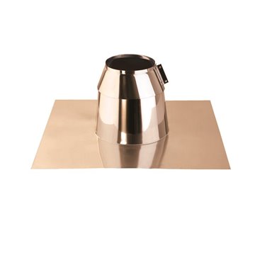 Faldale per tetti piani faldale inox-rame d130/180 tetti piani