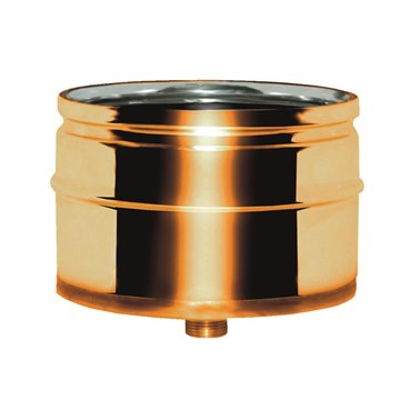 Tappo scarico condensa - aria/inox/rame l 169 mm tappo scar.cond.inox/rame 80/100 coib. aria