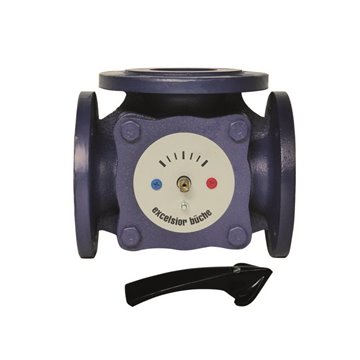 Valvola miscelatrice a 3 vie con parte rotante interna a farfalla/rotore valv.miscelat.3vie dn125 ghisa