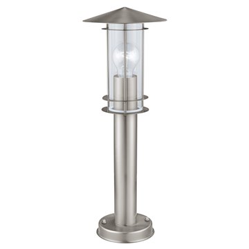 LISIO - Piantana - E27 1X60W - Struttura in acciaio inox / finitura ac