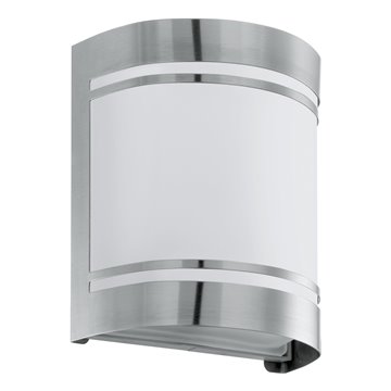 CERNO - Applique - E27 1X40W - Struttura in acciaio inox / finitura ac
