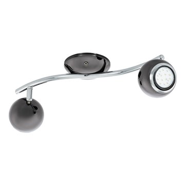 BIMEDA - Faretti - GU10-LED 2X2,8W 3000K inclusa - Struttura in acciai