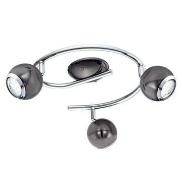 BIMEDA - Faretti - GU10-LED 3X2,8W 3000K inclusa - Struttura in acciai