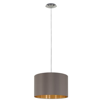 MASERLO - Sospensione - E27 1X60W - Struttura in acciaio / finitura ni