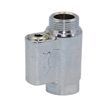 "Valvola di sicurezza e ritegno per scaldabagno con scarico manuale: