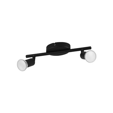 BUZZ-LED - Faretti - GU10-LED 2X2,8W inclusa - Struttura in acciaio / 