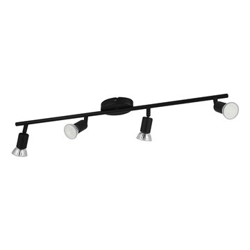 BUZZ-LED - Faretti - GU10-LED 4X2,8W inclusa - Struttura in acciaio / 