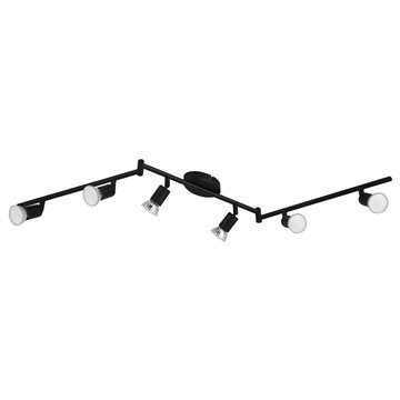 BUZZ-LED - Faretti - GU10-LED 6X2,8W inclusa - Struttura in acciaio / 