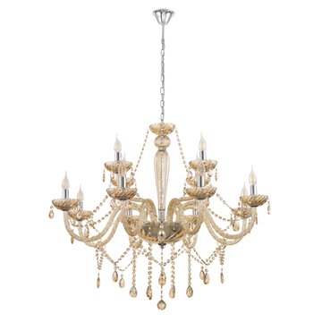 BASILANO - Sospensione - E14 12X40W - Struttura in acciaio / finitura 