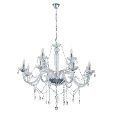 BASILANO 1 - Sospensione - E14 12X40W - Struttura in acciaio / finitur