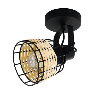 ANWICK 1 - Faretti - E27 1X40W - Struttura in acciaio / finitura nero