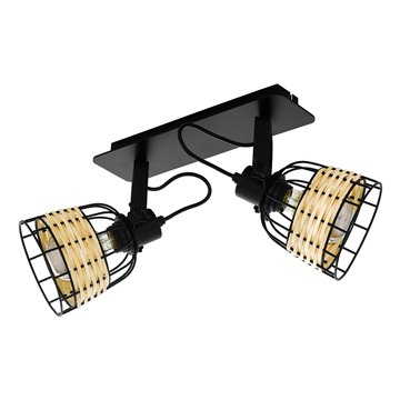 ANWICK 1 - Faretti - E27 2X40W - Struttura in acciaio / finitura nero