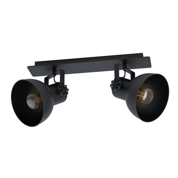 BARNSTAPLE 1 - Faretti - E27 2X40W - Struttura in legno, acciaio / fin