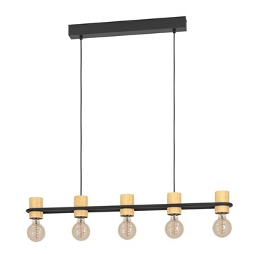 CHIEVELEY - Sospensione - E27 5X40W - Struttura in acciaio / finitura 