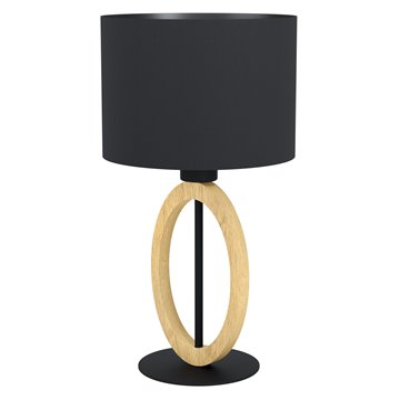 BASILDON 1 - Lampada da tavolo - E27 1X40W - Struttura in metallo e le