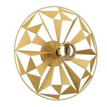 CASTANUELO - Plafo/applique - E27 1X40W - Struttura in acciaio / finit