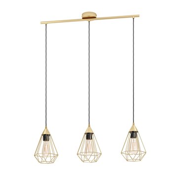 TARBES - Sospensione - E27 3X60W - Struttura in acciaio / finitura ott