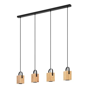 AYLES - Sospensione - GU10-LED 4X3W inclusa - Struttura in acciaio / f