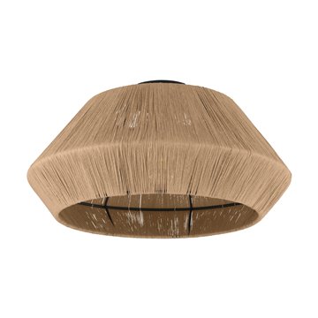 ALDERNEY - Plafone - E27 1X40W - Struttura in acciaio / finitura nero