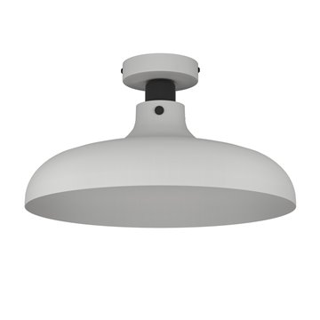 MATLOCK - Plafone - E27 1X40W - Struttura in acciaio / finitura grigio