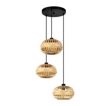 AMSFIELD 1 - Sospensione - E27 3X40W - Struttura in acciaio / finitura