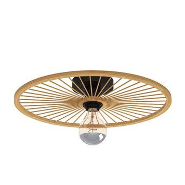 LEOMINSTER - Plafo/applique - E27 1X40W - Struttura in acciaio / finit