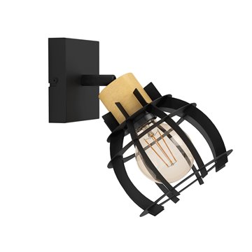 STILLINGTON 1 - Faretti - E27 1X40W - Struttura in metallo e legno / f