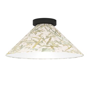 OXPARK - Plafone - E27 1X25W - Struttura in acciaio / finitura nero D