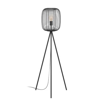 RINROE - Piantana - E27 1X40W - Struttura in acciaio / finitura nero