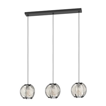 WAVERTON - Sospensione - E27 3X40W - Struttura in acciaio / finitura n