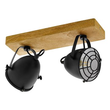 GATEBECK - Faretti - E14 2X40W - Struttura in legno / finitura color n