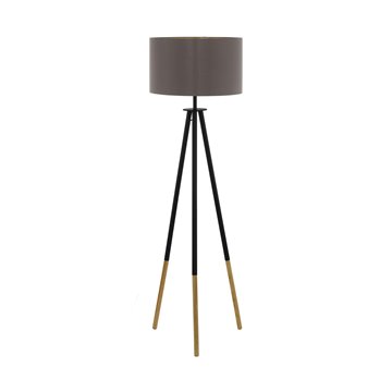 BIDFORD - Piantana - E27 1X60W - Struttura in legno, acciaio / finitur