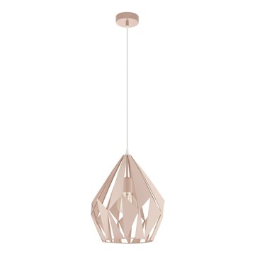 CARLTON-P - Sospensione - E27 1X60W - Struttura in acciaio / finitura 