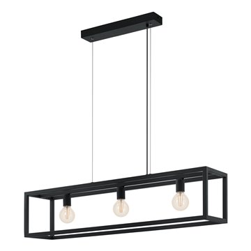 ELSWICK - Sospensione - E27 3X60W - Struttura in acciaio / finitura ne