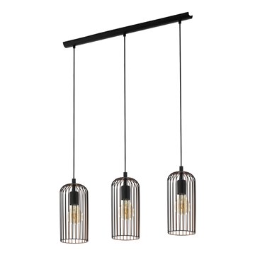 ROCCAMENA - Sospensione - E27 3X60W - Struttura in acciaio / finitura 