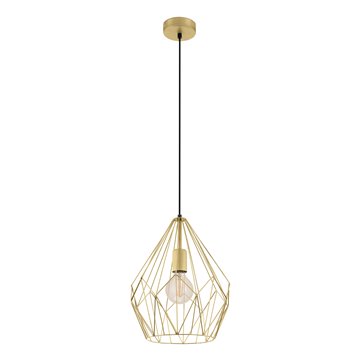 CARLTON - Sospensione - E27 1X60W - Struttura in acciaio / finitura do