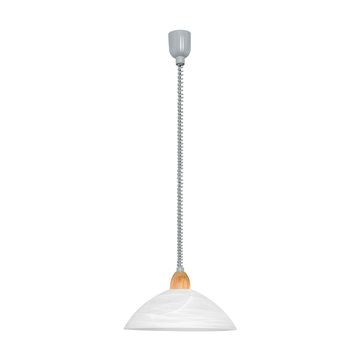 LORD 2 - Sospensione - E27 1X60W - Struttura in legno e metallo / fini