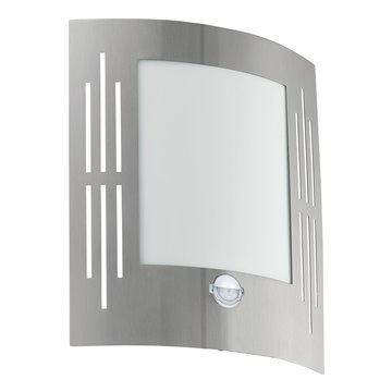 CITY - Applique - E27 1X60W - Struttura in acciaio inox / finitura acc