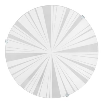 MARS 1 - Plafo/applique - E27 1X25W - Struttura in acciaio / finitura 