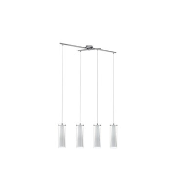 PINTO - Sospensione - E27 4X40W - Struttura in acciaio / finitura crom