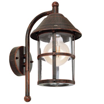 SAN TELMO - Applique - E27 1X60W - Struttura in alluminio / finitura m