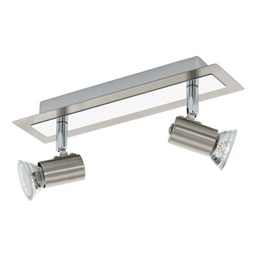 ROTTELO - Faretti - GU10-LED 2X4,6W inclusa - Struttura in acciaio / f